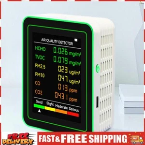 6-in-1-Luftqualitätsmonitor, Formaldehyd-Detektor, CO2-Messgerät, AQI-Tester für - Bild 1 von 17