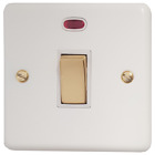 Standard Plate Matt White CW2-PB Light Switches, Plug Sockets, Dimmers, Cooker
