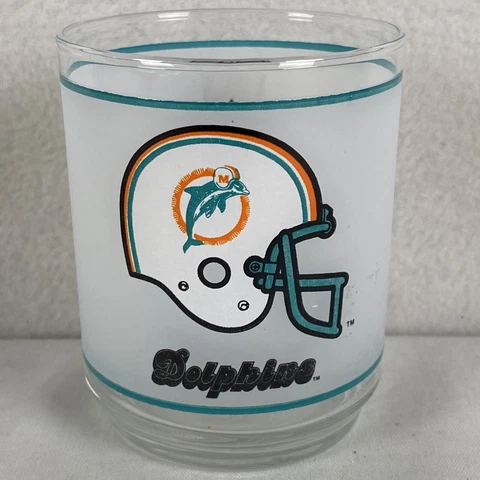 NFL Miami Dolphins Mobile Frosted Glass 4 Inches Cover