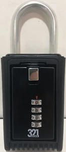 321 Locks Realtor Key Lock Box 4 Pin And Knob Mount New Real Estate Agent - Picture 1 of 5