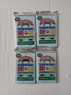 1995 Premier Edition PLAYOFF HOCKEY ONE on ONE Booster 4 Sealed Pack (s) - Image 1 of 4