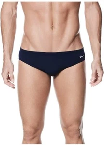 NWT Nike Swim Men's Poly Core Solid Brief Black Size 30 - Picture 1 of 3