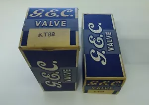 Vintage 1960s Matched GEC KT88 VALVES Matched Pair AVO VCM163 Tested - Picture 1 of 10