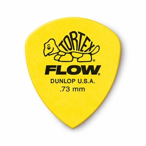 Jim Dunlop Tortex Flow Standardgriff 0,73 mm gelb Plektren - (Tasche mit 12 Plektren) - Bild 1 von 3
