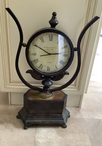 Vintage/ Antique Style 2’ 3” X 18.5” Winston  Clock Works Battery Cover
