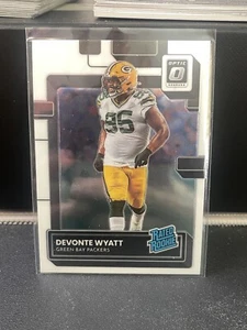 2022 Panini Donruss Optic Devonte Wyatt Rated Rookie Green Bay Packers #255 - Picture 1 of 1