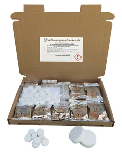 50 pastillas de limpieza + 50 pastillas descalcificadoras a juego para Jura Melitta Philips Saeco - Imagen 1 de 6