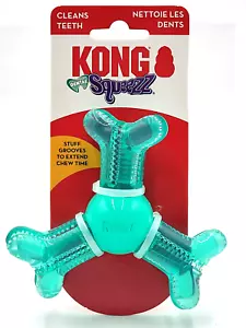 KONG Dental Squeezz Roller Bone XS/Sm Teeth Cleaning Dog ChewToy - Picture 1 of 12