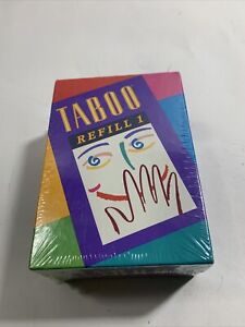Vintage Taboo Refill Card Deck Set 1 Expansion Pack (MB, 1990) Board Game