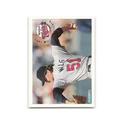 Carl Willis 1994 Fleer #222 Minnesota Twins Baseball Card NM - Image 1 of 3