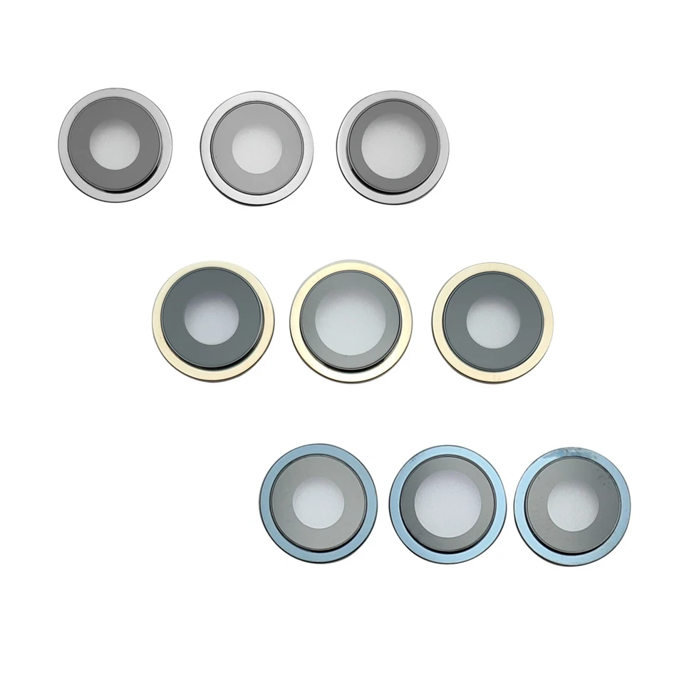 Kameraglas Ersatz Set mit Rahmen zu Apple iPhone 13 Pro/Max Kamera Glas Camera
