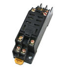 PTF-08A 8P 3mm DIN Rail Power Relay Socket Base Holder for HH61P LY2