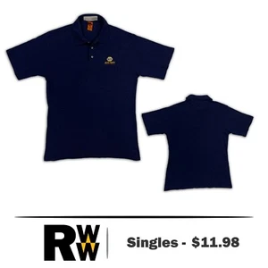 Camisa polo tejida con capucha roja Napa piezas de automóviles bolsillo único uniforme de trabajo industrial - Imagen 1 de 8