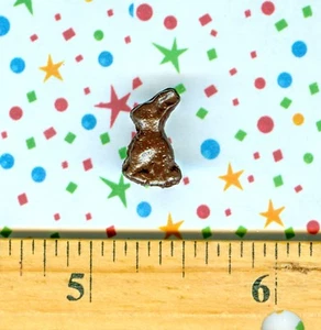 Puppenhaus Miniaturgröße Sue's Schokolade Osterhase    - Bild 1 von 2
