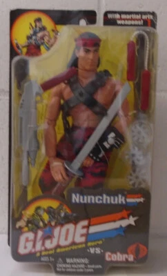 GI Joe Vs Cobra 12 дюймов Нунчук Ниндзя С Оружием Боевых Искусств Сочлененный ARAH  - Изображение 1 из 3
