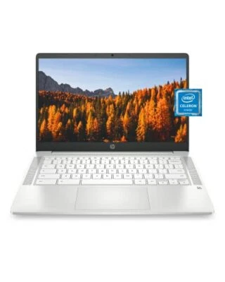 HP Chromebook 14 Laptop N4020 4 GB 32 GB Chrome OS 4K Graphics (14a-na0023nr) - Image 1 of 4