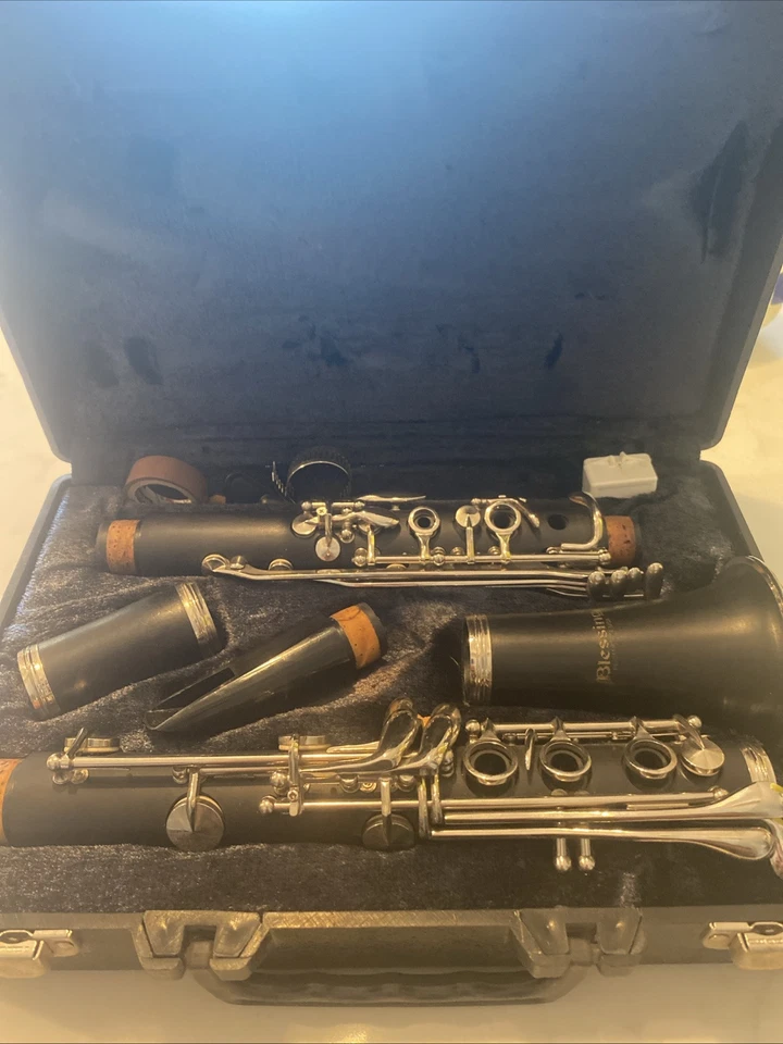 复古 Armstrong Elkhart 美国 4001 单簧管 带保护壳和配件 — 第 1/3 张图片