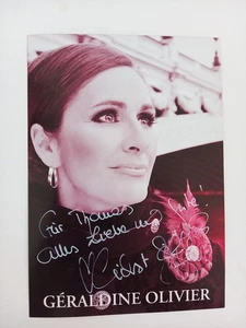 Geraldine Olivier -  - original Autogramm - ca. 15x10cm - Autogrammkarte - Bild 1 von 1