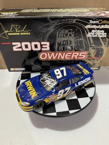 RARE* Autographed Kurt Busch #97 IRWIN TOOLS 2003 Team Caliber 1/24 Diecast - Picture 1 of 16