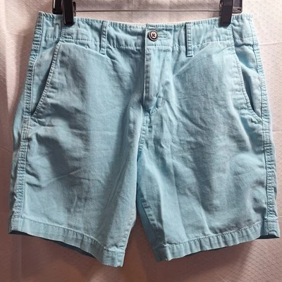 Pantalones Cortos Chinos De Colección AMERICAN EAGLE Prep Hombres Talla 32 Azul Costero Sueltos Preppy Años 90 Y2K Foto 1 de 4