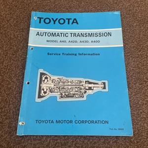 Toyota A40 A40D A42D A43D Automatikgetriebe Service Schulungsinformation 82 - Bild 1 von 5