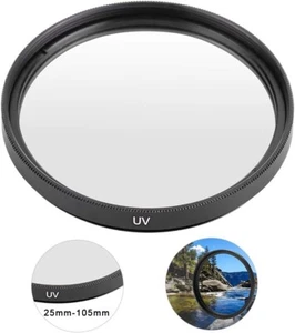 UV Filter 25mm-105mm Camera Lens Protector for Canon Nikon Sony DSLR SLR Cameras - Picture 1 of 36
