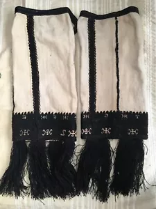 Karagouni , Thessaly , Old, Greek ,Traditional , Handmade Sleeves Vintage Greece - Picture 1 of 12