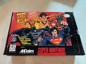 Justice League Task Force - (Super Nintendo SNES, 1995) Completo - Imagen 1 de 8
