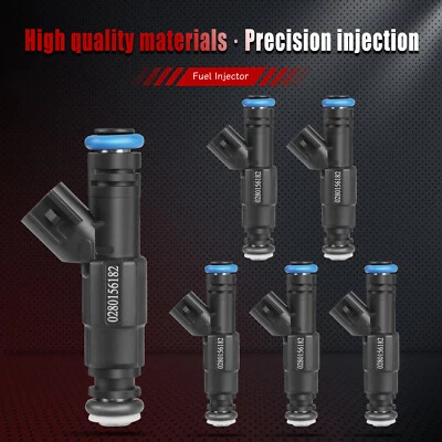 6x Inyectores de combustible para Pontiac Torrent Chevrolet Equinox 3,4 L 06-2009 89017615 Foto 1 de 4