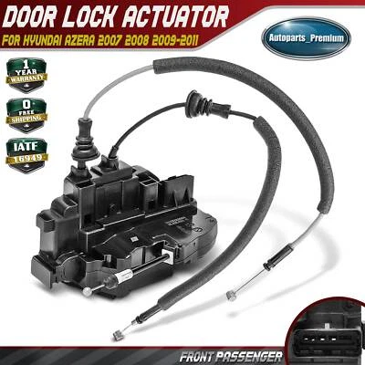 右前乘客侧门锁执行器适用于现代 Azera 2007 2008 - 2011 — 第 1/4 张图片