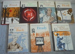 Encyclopedia Britannica Press 7 Volume Set HC Robert Frost Pearl S Buck etc - Picture 1 of 18