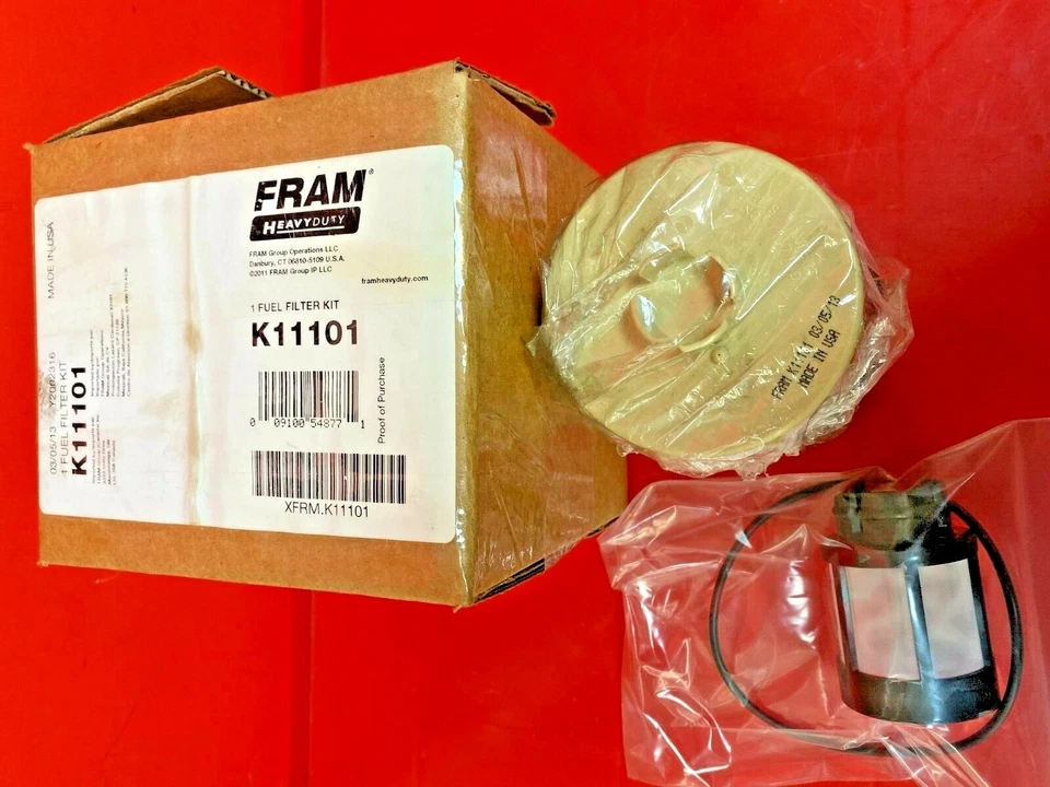 Nuevo kit de filtro de combustible GENUINO FRAM K11101 para Freightliner M2 106 Foto 1 de 4