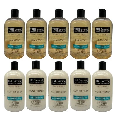 Tresemme Pro Pure Light Moisture (5) Shampoo (5) Conditioner 16 oz Discontinued - Image 1 of 4