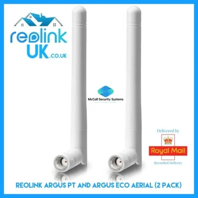 REOLINK ARGUS PT / ARGUS ECO AERIAL ANTENNA (2 PACK) - Image 1 of 4