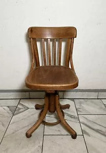 Antik Drehstuhl, Schreibtischstuhl von Michael Thonet, 1920er - Bild 1 von 12
