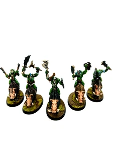 Savage Orc Boar Boyz Riders Bonesplitterz ORCS & GOBLINS WARHAMMER TOW PAINTED - Imagen 1 de 3