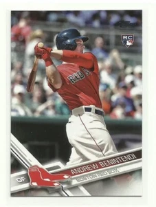 J 2017 Topps # 283 ANDREW BENINTENDI Rookie Factory Set Photo Variation Red Sox - Picture 1 of 1