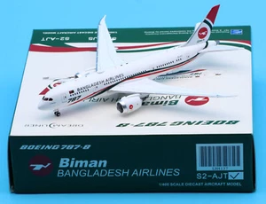 Avión diecast JC Wings 1:400 Biman Bangladesh Airlines B787-8 modelo S2-AJT - Imagen 1 de 12