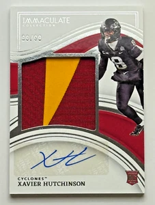 2023 Immaculate Collection Collegiate Xavier Hutchinson - #17 (RPA) /99 - Bild 1 von 2