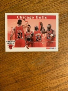 1992-93 HOOPS MICHAEL JORDAN BULLS TEAM CARD ~ #269 PIPPEN GRANT KING + - Picture 1 of 1