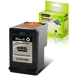 Greencycle 1PK czarny wkład atramentowy 61XL 61 XL DO HP Deskjet 2540 2541 2546 2548 - Zdjęcie 1 z 10