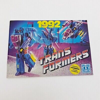Vintage Transformers Figuren Katalog - Hasbro 1992 - Prospekt Broschüre Heft • 29.99€
