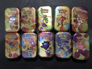 Pokemon TCG: Scarlatto e Viola 151 Mini Lattine Set Completo Completo di 10 **VUOTO** - Foto 1 di 3
