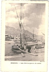 CPA Carte Postale Monaco Les déchargeurs de sable 1907 VM78495ok - Picture 1 of 2