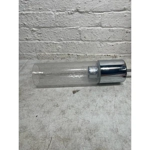 Meyer&Cross Lance 1-Light Polished Nickel Pendant with Seeded Glass Shade - Picture 1 of 4