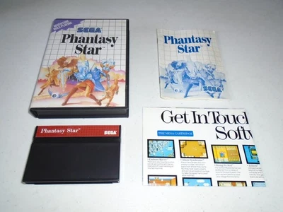 Phantasy Star ☆☆ Complete with poster (Sega Master System) game - Image 1 of 4