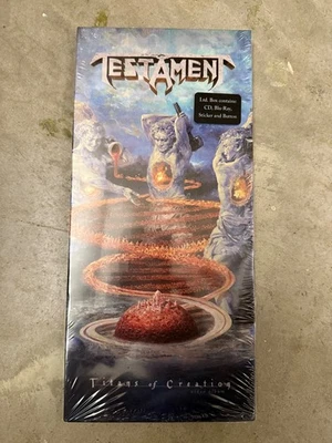 Testament Titans Of Creation CD + Blu-ray Longbox Limited To 6500 New Sealed - Image 1 of 2