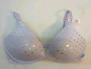 Victoria Secret Sexy Tee Smooth Wireless Push-Up Purple Bra 30294 - Picture 1 of 7