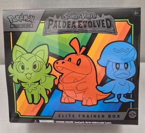 Pokémon TCG Scarlet & Violet Paldea Evolved Elite Trainer Box ETB Factory Sealed - Picture 1 of 5