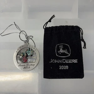 John Deere Christmas Ornament 2009 Pewter Series Ornament #14 in Series - Picture 1 of 2
